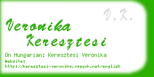 veronika keresztesi business card